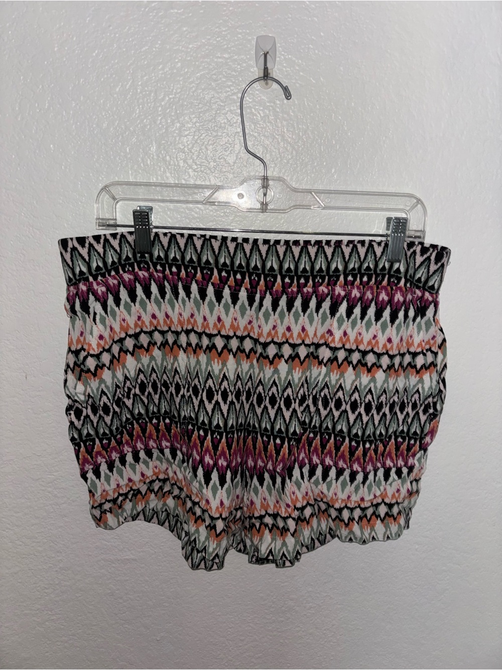 Wildfox Printed Elastic Waist Mini Skirt in Multicolor